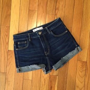 Short façon crochet - Bleu clair/rayé - FEMME | H&M FR